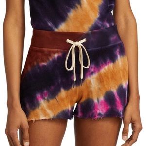 N:PHILANTHROPY || Rum Tie-Dye Deconstructed Shorts - SZ XS ✨NWT✨